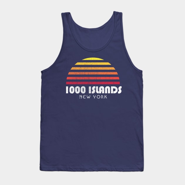 1000 Islands NY Sunset Thousand Islands New York Tank Top by PodDesignShop